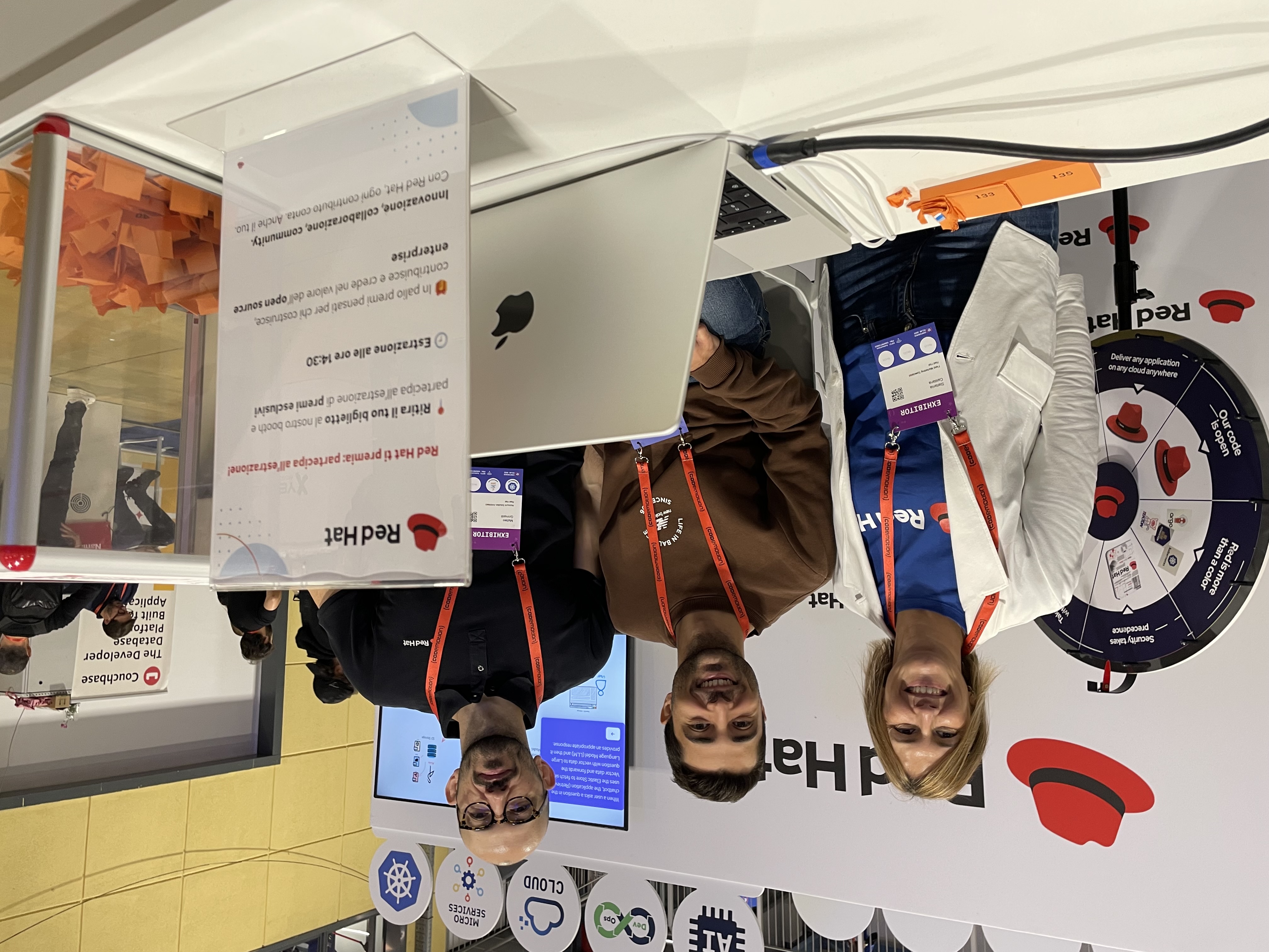 Lo stand RedHat a Codemotion